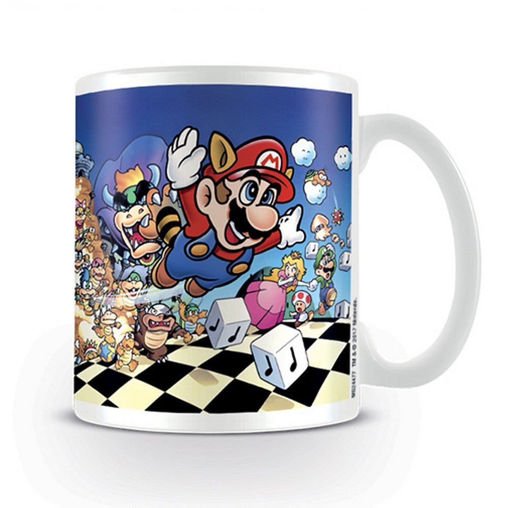 SUPER MARIO スーパーマリオ (40周年 ) - Art / マグカップ - PGS